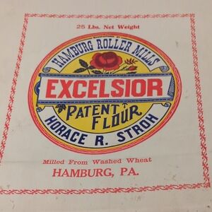 Excelsior Large Vtg Flour Bag